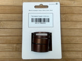 Title Spacer Set 1 1/8" Alu bronze