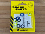 Magura Blenden Set 4 Kolben blau und neongelb