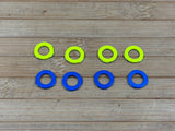 Magura Blenden Set 4 Kolben blau und neongelb