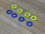 Magura Blenden Set 4 Kolben blau und neongelb
