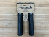 Peaty's Monarch Grip Knurl Thick Black Griffe schwarz