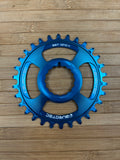 Burgtec Cinch Thick Thin Kettenblatt 30T blau