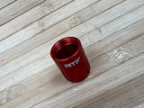 RTF Bikeparts CNC Rebound Abdeckkappe / Staubkappe Grip2 für FOX rot