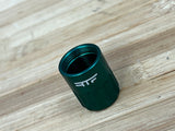 RTF Bikeparts CNC Rebound Abdeckkappe / Staubkappe Grip2 für FOX grün