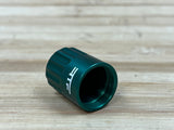 RTF Bikeparts CNC Rebound Abdeckkappe / Staubkappe Grip2 für FOX grün