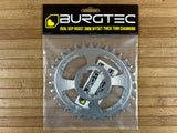 Burgtec Oval SRAM Boost 3mm Thick Thin Kettenblatt 32T silber