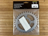 Burgtec Oval SRAM Boost 3mm Thick Thin Kettenblatt 32T silber