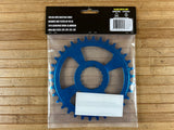 Burgtec Cinch Thick Thin Kettenblatt 34T blau