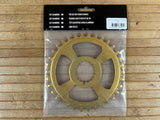 Burgtec Cinch Thick Thin Kettenblatt 34T gold