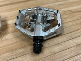 Title Connect Clipless Klickpedale / Pedale chrom