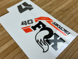 FOX 40 2021 Decal Battleship Dekorbogen rechts