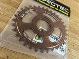 Burgtec Oval Shimano Direct Mount Thick Thin Kettenblatt 32T kash bronze