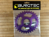 Burgtec Oval Shimano Direct Mount Thick Thin Kettenblatt 32T lila