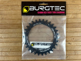 Burgtec 104mm BCD Thick Thin Kettenblatt 30T black