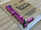 Peaty's Tubeless Ventile MK2 80mm pink