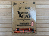 Peaty's Tubeless Ventile MK2 60mm mango orange