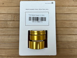 Title Spacer Set 1 1/8" Alu gold