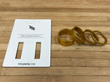 Title Spacer Set 1 1/8" Alu gold