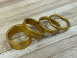 Title Spacer Set 1 1/8" Alu gold