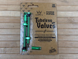Peaty's Tubeless Ventile MK2 80mm emerald grün