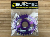 Burgtec Oval Shimano Direct Mount Thick Thin Kettenblatt 30T lila
