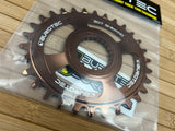 Burgtec Oval Shimano Direct Mount Thick Thin Kettenblatt 30T kash bronze