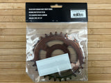 Burgtec Oval Shimano Direct Mount Thick Thin Kettenblatt 30T kash bronze