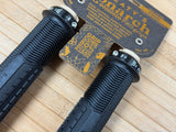 Peaty's Monarch Pro Grip Knurl Thin Griffe schwarz