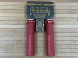 Peaty's Monarch Pro Grip Knurl Thin Griffe rot