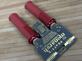 Peaty's Monarch Pro Grip Knurl Thick Griffe rot