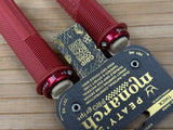 Peaty's Monarch Pro Grip Knurl Thick Griffe rot