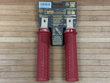 Peaty's Monarch Pro Grip Knurl Thick Griffe rot
