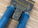 Peaty's Monarch Pro Grip Knurl Thick Griffe blau