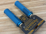 Peaty's Monarch Pro Grip Knurl Thick Griffe blau