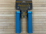 Peaty's Monarch Pro Grip Knurl Thin Griffe blau