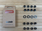 Ochain Spacer and Bolt Kit / Kettenblattschrauben mit Unterlegscheiben