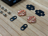 Crankbrothers Schuhplatten Premium Easy Cleat rose