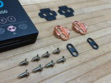 Crankbrothers Schuhplatten Premium Easy Cleat rose