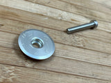 Oak Components Eternal Topcap Set 1 1/8" Alu CNC silber