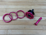 Deity Crosshair Headset Kappe / Topcap Set mit Spacern pink