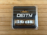 Deity Lock On Klemmen / Griffklemmen silber