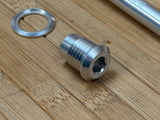 Burgtec YT 172,5mm Rear Axle / Achse silber