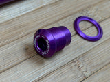 Burgtec YT 172,5mm Rear Axle / Achse lila
