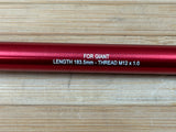 Burgtec Giant 183,5mm Rear Axle / Achse rot