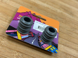 Burgtec Vero Sandler Bar End Plugs / Endkappen Lenker dunkelgrau