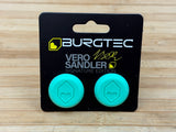 Burgtec Vero Sandler Bar End Plugs / Endkappen Lenker türkis