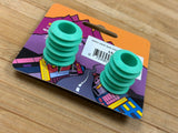 Burgtec Vero Sandler Bar End Plugs / Endkappen Lenker türkis