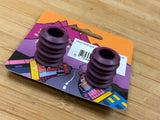 Burgtec Vero Sandler Bar End Plugs / Endkappen Lenker lila