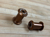 Burgtec Transition Chainstay Pivot Bolts / Schrauben Kettenstrebe kash bronze