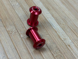 Burgtec Transition Chainstay Pivot Bolts / Schrauben Kettenstrebe rot